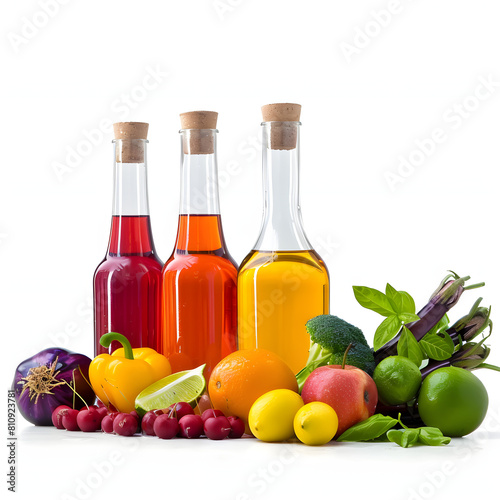 Chemical contamination of agricultural produce affecting human health isolated on white background, studio photography, png
