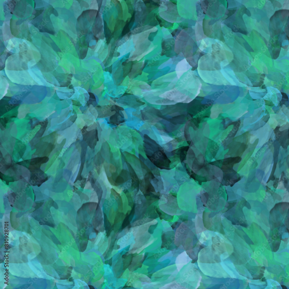 Natural green forest background, seamless pattern illustration. Natural green forest background, seamless pattern illustration.