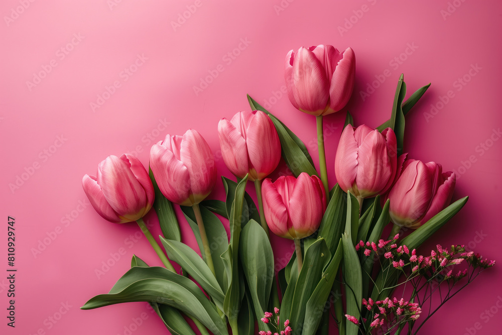 Obraz premium Mother's Day Greeting Card, Generative AI