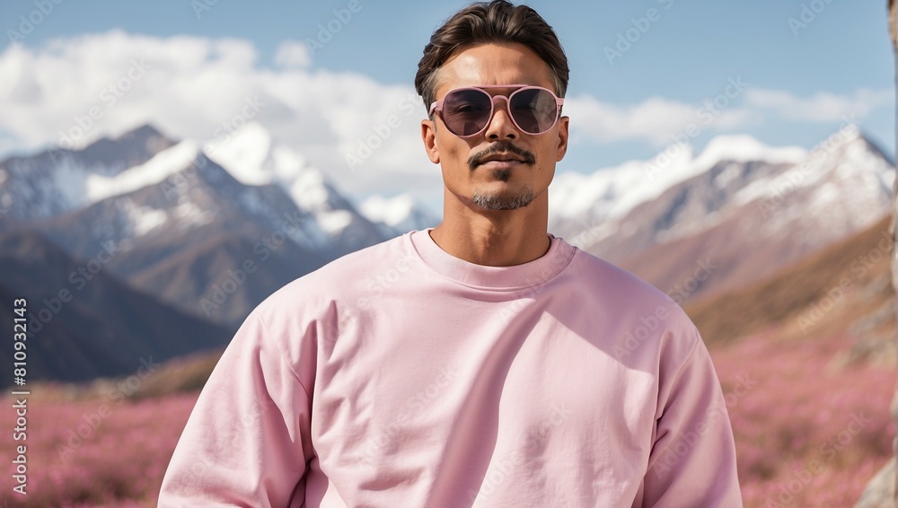 Man wearing sunglasses