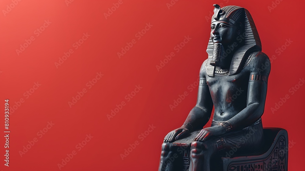 The Egypt statues as part of the museum's collection are very well described. for the commemoration of International Museum Day as a poster, background The Egypt statues as part of the museum's collection are very well described. for the commemoration of International Museum Day as a poster, background
