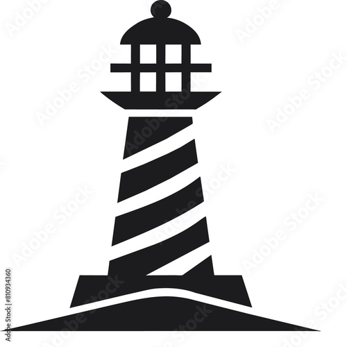 Majestic Maritime lighthouse: Guiding the Way (ID: 810934360)