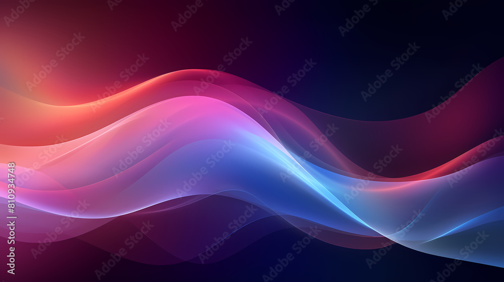 Abstract background of gradient color wavy shapes Abstract background of gradient color wavy shapes