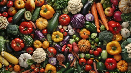 Colorful Vegetables Taking Center Stage