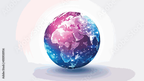 Isolated global sphere design Vector illustration. Vector