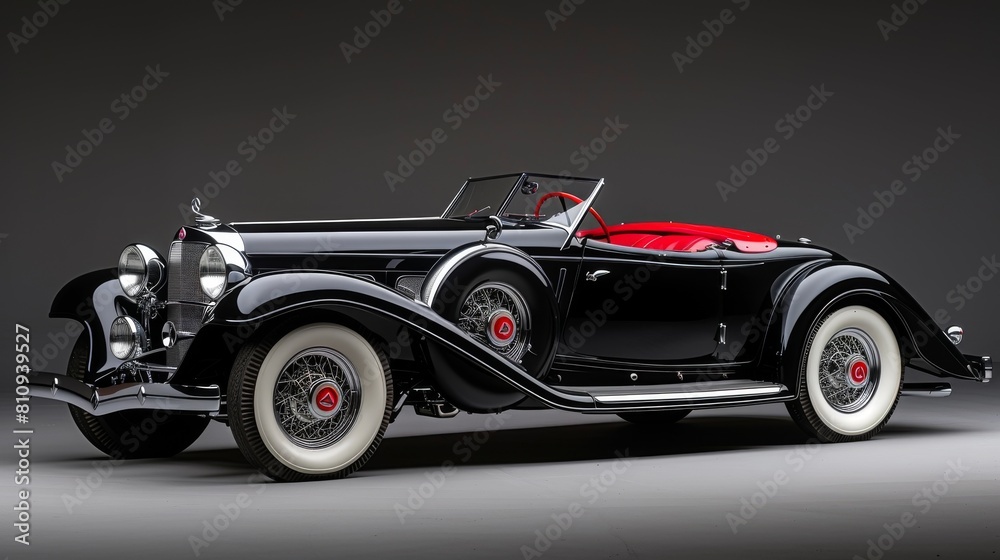 old sports car isolated old sports car isolated