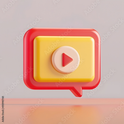 Free Download 3d Toon style video icon - GFXLoad