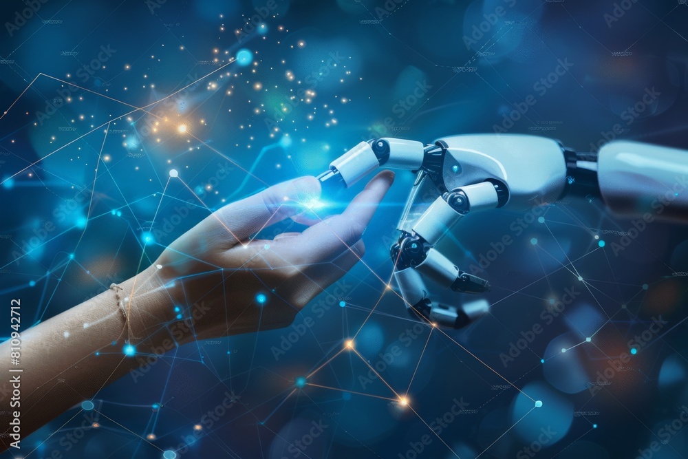 Ai and machine learning technology, human-robot interaction on big data ...