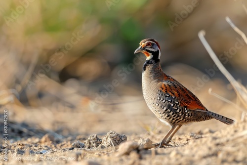 Bird Standing on Ground in Dirt