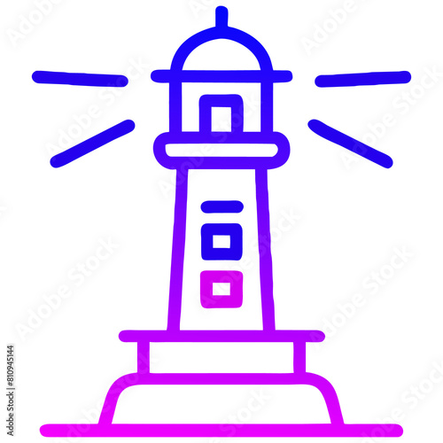 Majestic Maritime lighthouse: Guiding the Way (ID: 810945144)