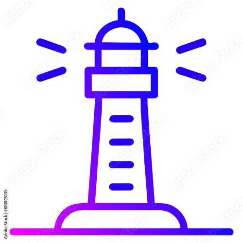 Majestic Maritime lighthouse: Guiding the Way (ID: 810945145)