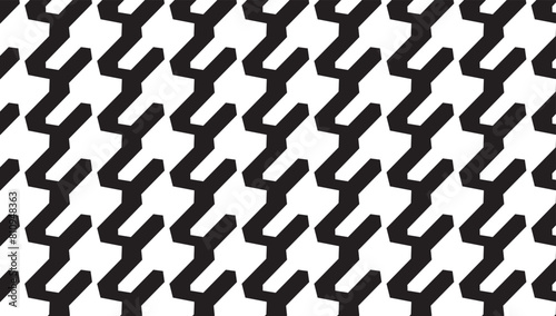 U letter patten background creation 