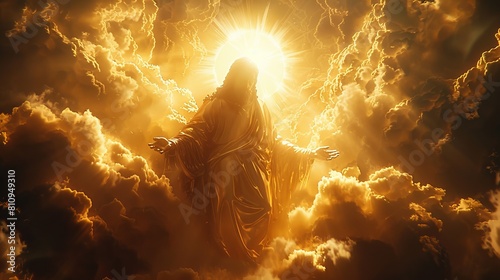 Ascension day of Jesus Christ son of God photo