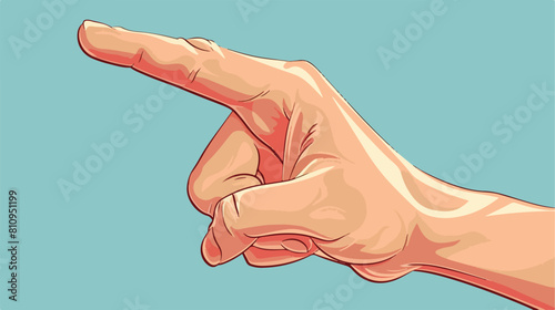 Little finger making a promise sign vector Vector illustration