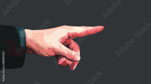 Little finger promise hand vector minimal Vector illustration