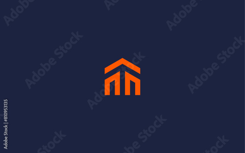 letter t with house logo icon design vector design template inspiration