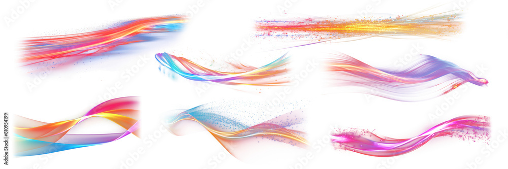Light effects png cut out element set Light effects png cut out element set