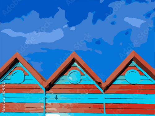 casetas en la playa
