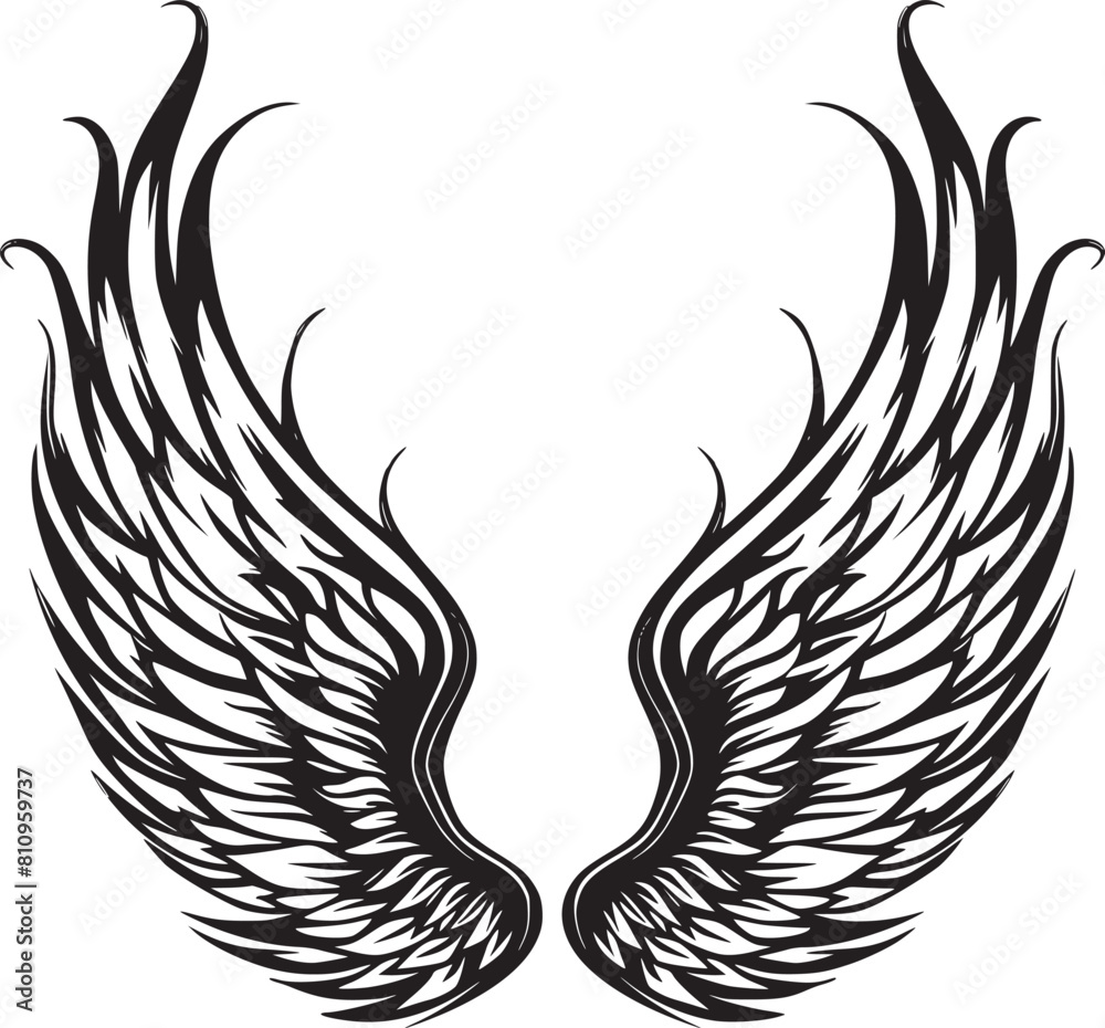Obraz premium wings vector
