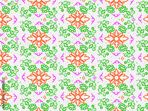 Modern hand-crafted background pattern vector illustration 