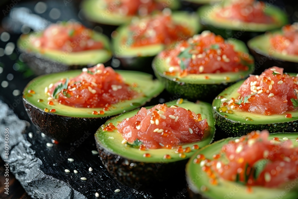 Fresh Cucumbers With Red Sauce and Sprinkles Fresh Cucumbers With Red Sauce and Sprinkles