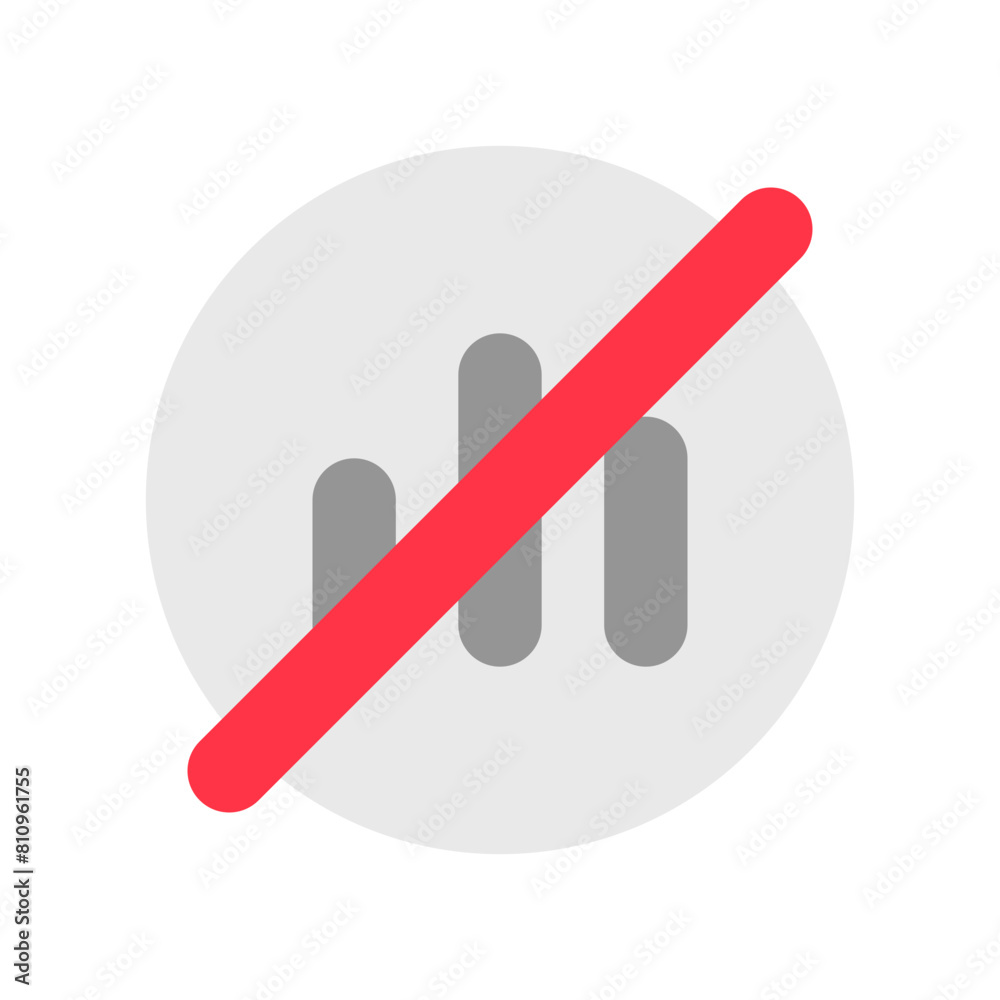 Editable vector no signal icon. Part of a big icon set family. Perfect for web and app interfaces, presentations, infographics, etc Editable vector no signal icon. Part of a big icon set family. Perfect for web and app interfaces, presentations, infographics, etc