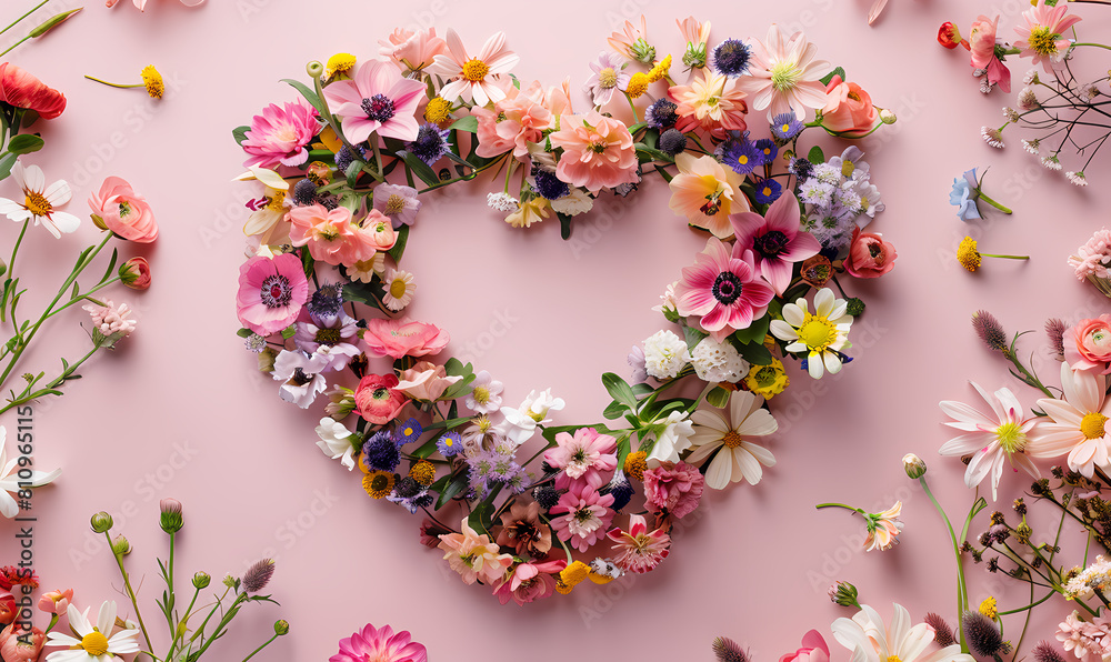 flowers, art, love, Valentine's Day, warmth