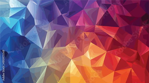 Polygon Abstract Triangle Background Vector style vector
