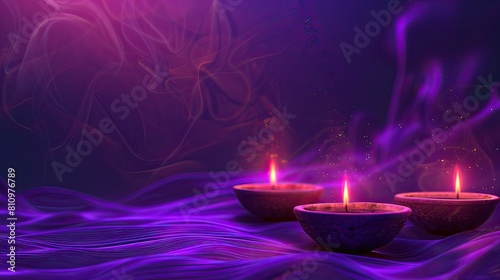 burning candles for vesak day 