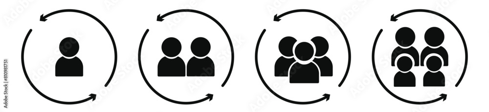 Full customer care service - Minimal vector icon Full customer care service - Minimal vector icon