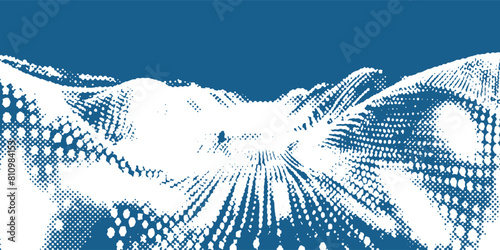 halftone on white background. Vector dots glitter or halftone glitter pattern texture Pop Art Style Background.