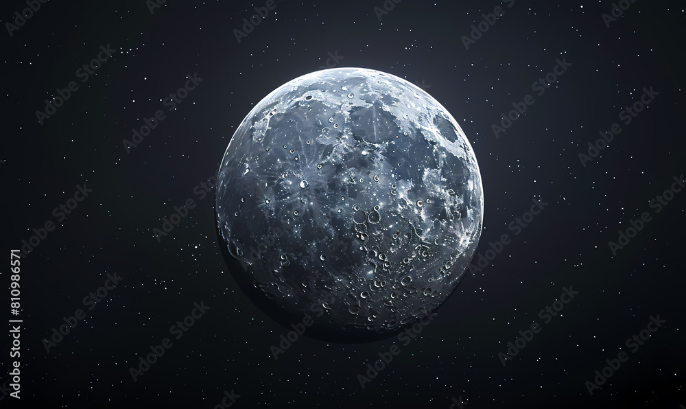 moon, astronomy, planet, space, craters