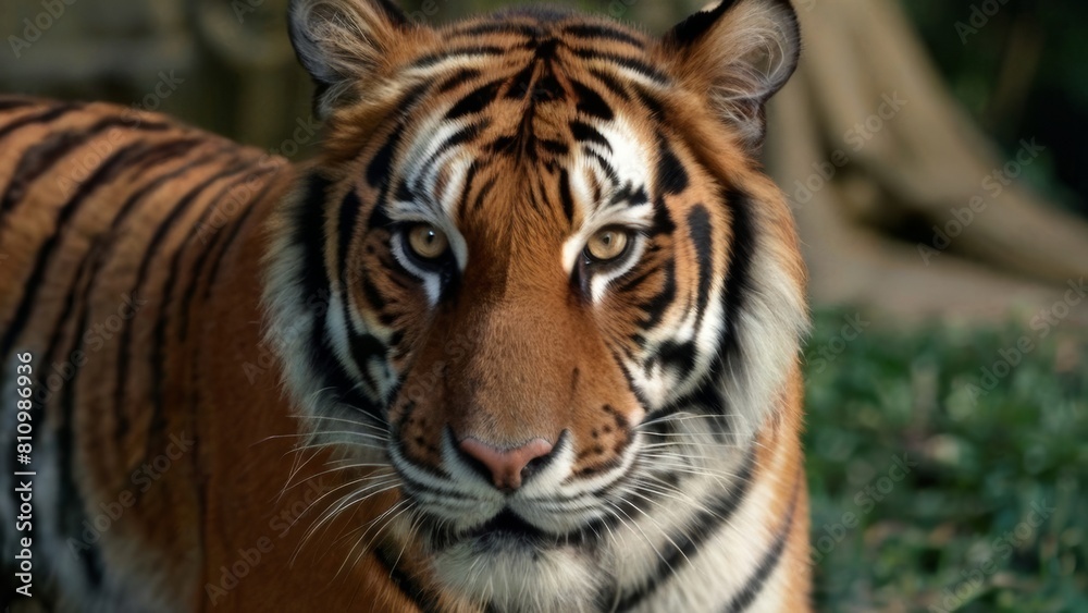 Write a scene where a character with tigers eye Write a scene where a character with tigers eye