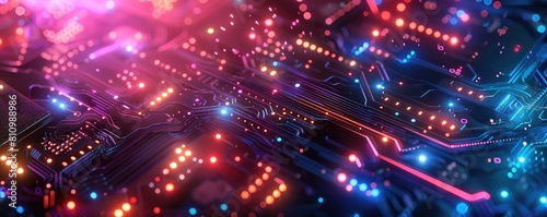 abstract technology circuit futuristic background