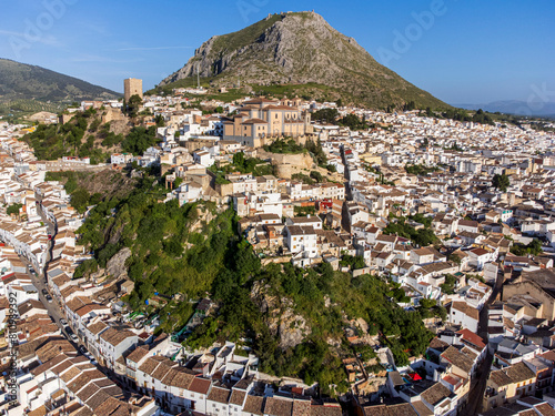 Bilde på lerret aerial view of the town, Martos, Jaén province, Andalusia, Spain