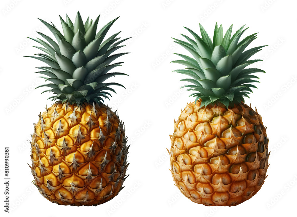Pineapple on Transparent Background Pineapple on Transparent Background