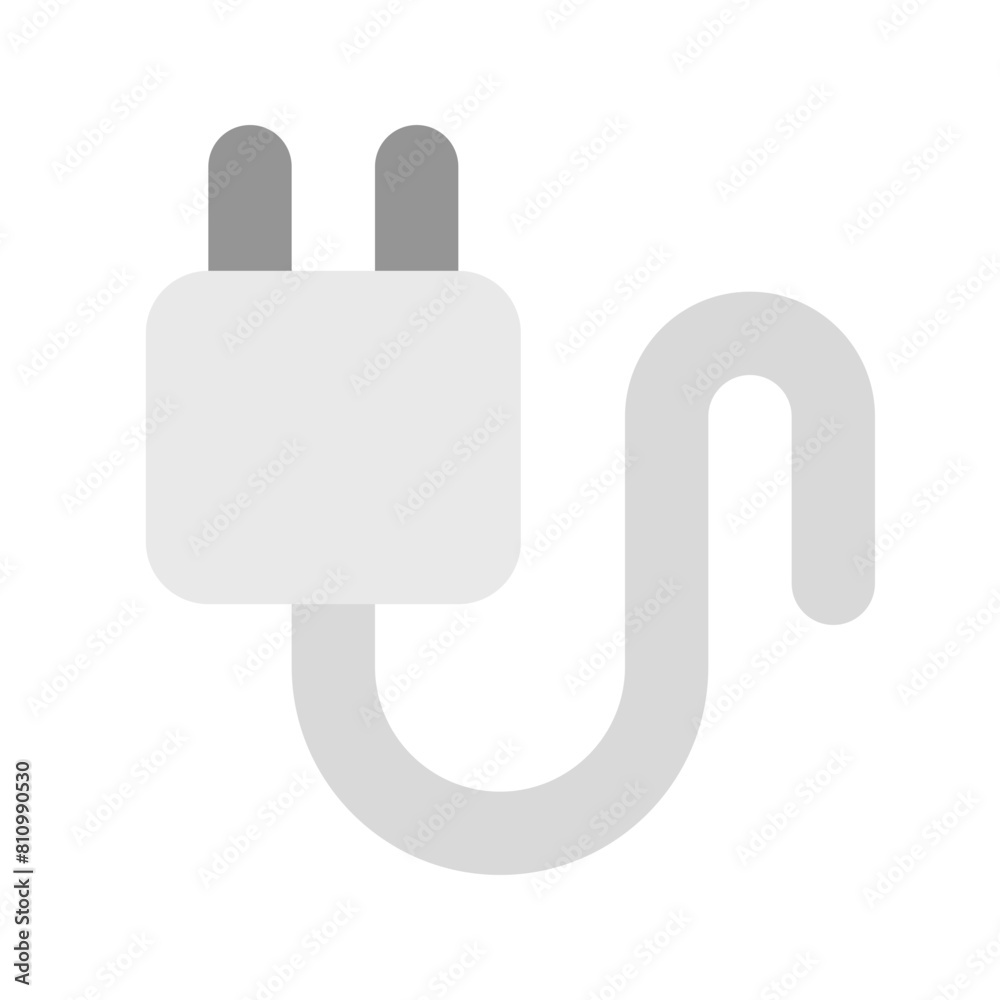 Editable vector charger cable icon. Part of a big icon set family. Perfect for web and app interfaces, presentations, infographics, etc Editable vector charger cable icon. Part of a big icon set family. Perfect for web and app interfaces, presentations, infographics, etc