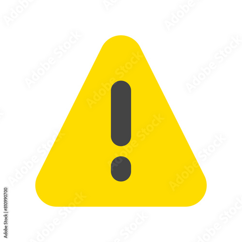 Editable vector alert warning danger triangle icon. Part of a big icon set family. Perfect for web and app interfaces, presentations, infographics, etc