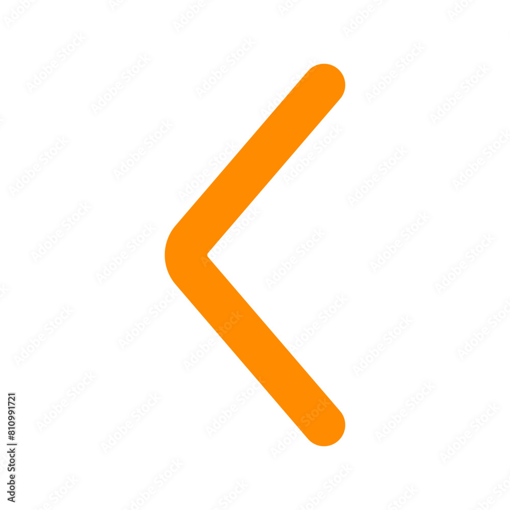 Vector single arrow chevron left icon. Black, white background. Perfect for app and web interfaces, infographics, presentations, marketing, etc. Vector single arrow chevron left icon. Black, white background. Perfect for app and web interfaces, infographics, presentations, marketing, etc.