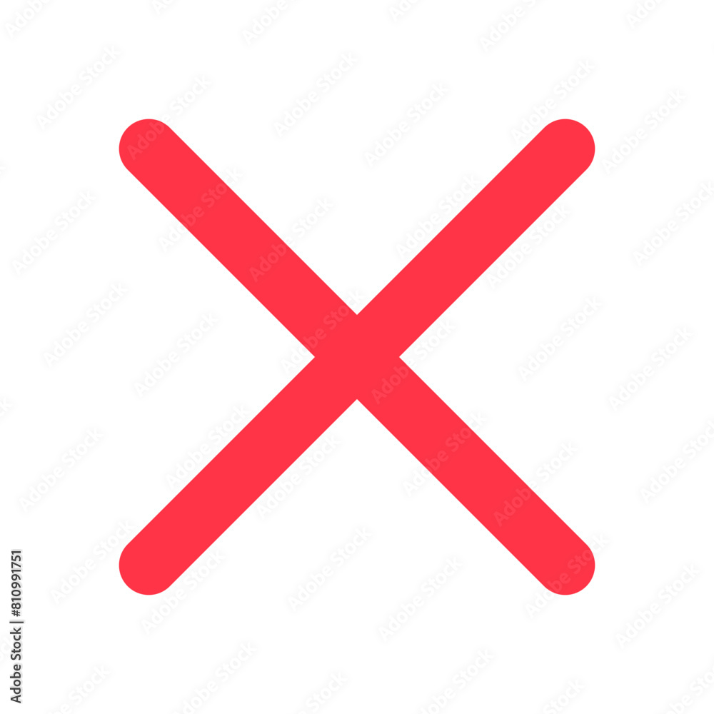 Vector cross multiply close remove mark icon. Black, white background. Perfect for app and web interfaces, infographics, presentations, marketing, etc. Vector cross multiply close remove mark icon. Black, white background. Perfect for app and web interfaces, infographics, presentations, marketing, etc.