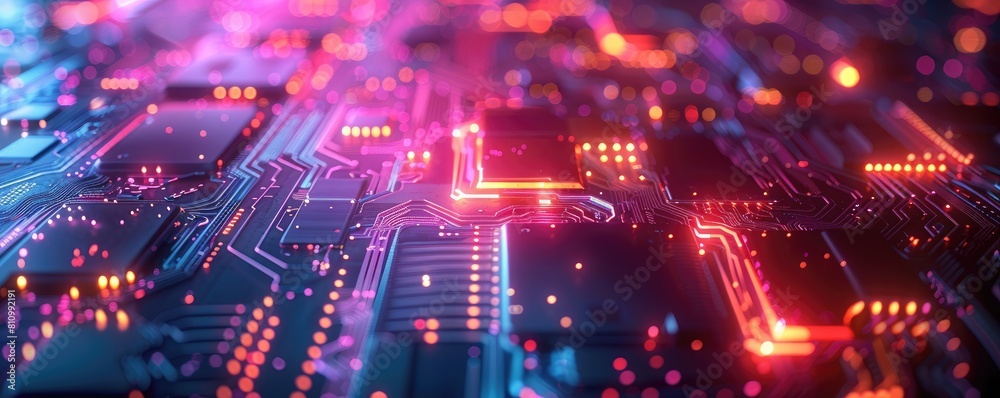 abstract technology neon lights background abstract technology neon lights background