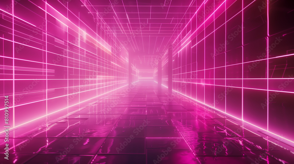 Futuristic neon tech grid technology background. Futuristic neon tech grid technology background.