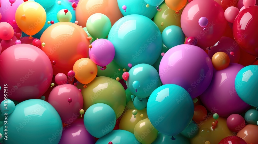 Balloons decorated for holiday celebration party. Balloons decorated for holiday celebration party.