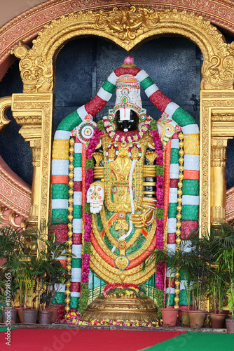 Принти на полотні Figural image of the deity Balaji. Vertical photo.