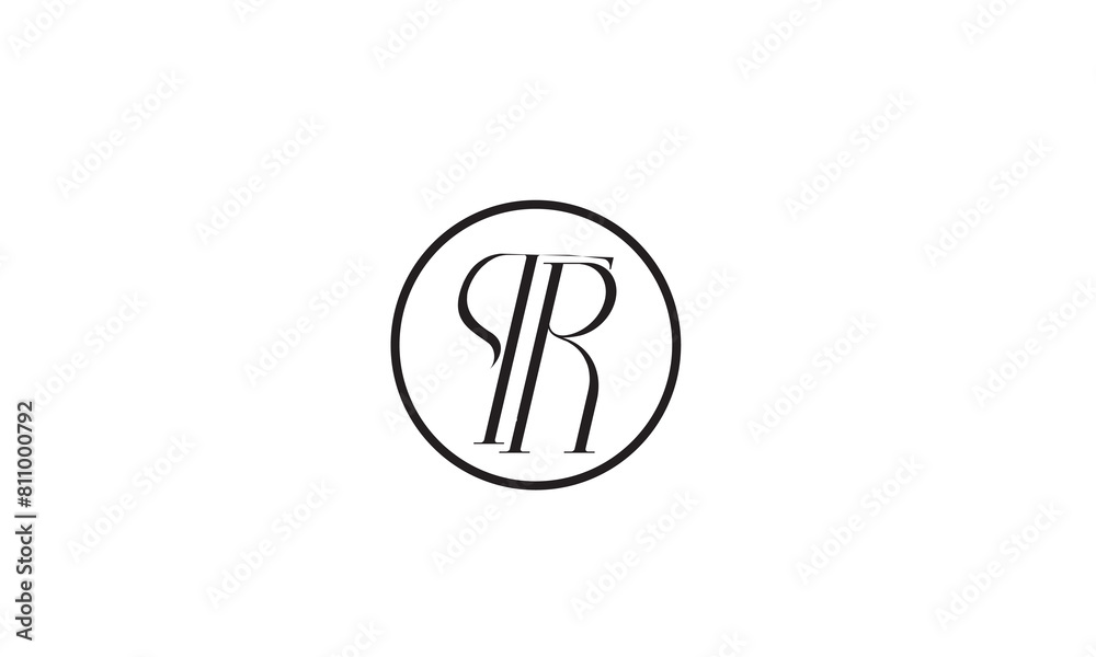 TR, RT, R, T Abstract Letters Logo Monogram TR, RT, R, T Abstract Letters Logo Monogram