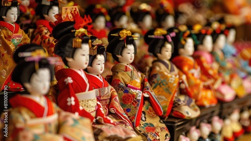 Japan celebrates Hinamatsuri also known as Doll s Day or Girls Day in a traditional and vibrant manner photo