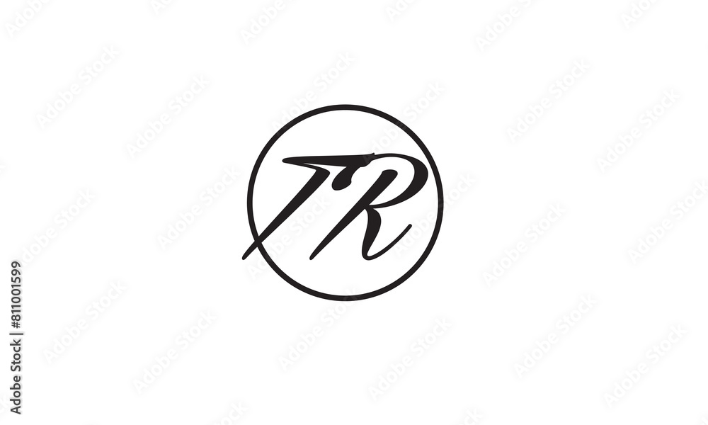 TR, RT, R, T Abstract Letters Logo Monogram TR, RT, R, T Abstract Letters Logo Monogram