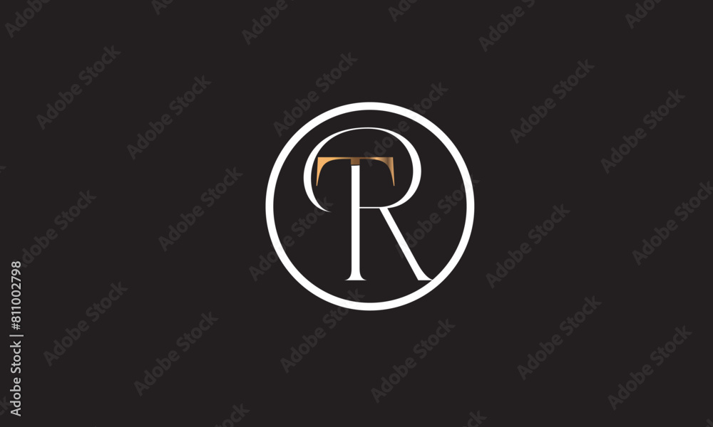 TR, RT, R, T Abstract Letters Logo Monogram TR, RT, R, T Abstract Letters Logo Monogram
