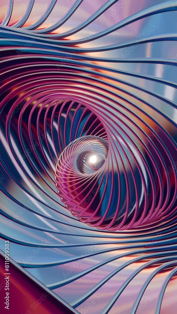 3D holographic swirl background with various colors and an intriguing ...