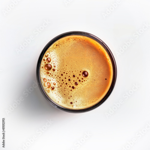 Milk Chai famous indian tea on white background